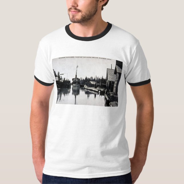 Steamer Topinabee, Alanson, Michigan T-Shirt (Front)