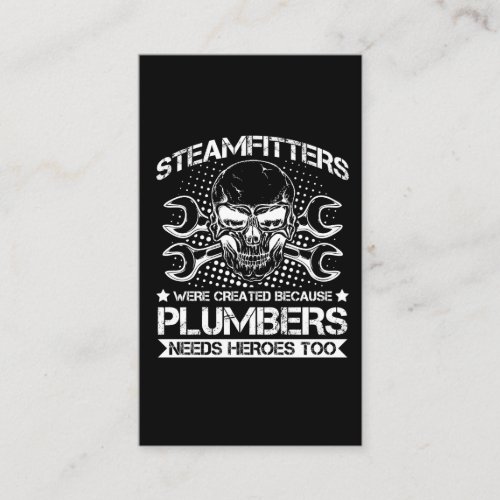 Steamfitter Humor Steam Pipe Pipefitter Dad Business Card