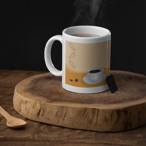 Steaming Hot Coffee Coffee Mug