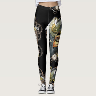 Steamplunk design leggings