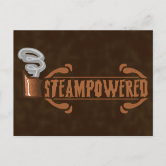 Steampowered Postcard