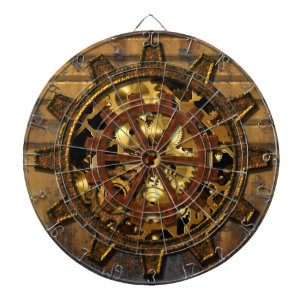 Steampunk 11 Dart Board Options.
