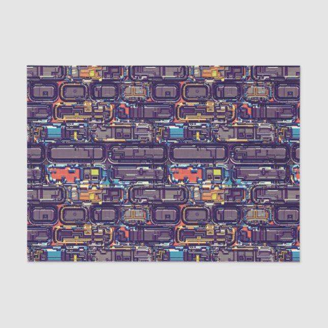 Steampunk 13A-13B image Options Tissue Paper (Front)