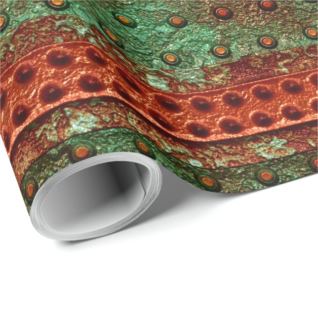 Steampunk 1A Color Options Wrapping Paper (Roll Corner)