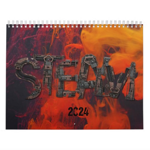 Steampunk 2024 Calendar