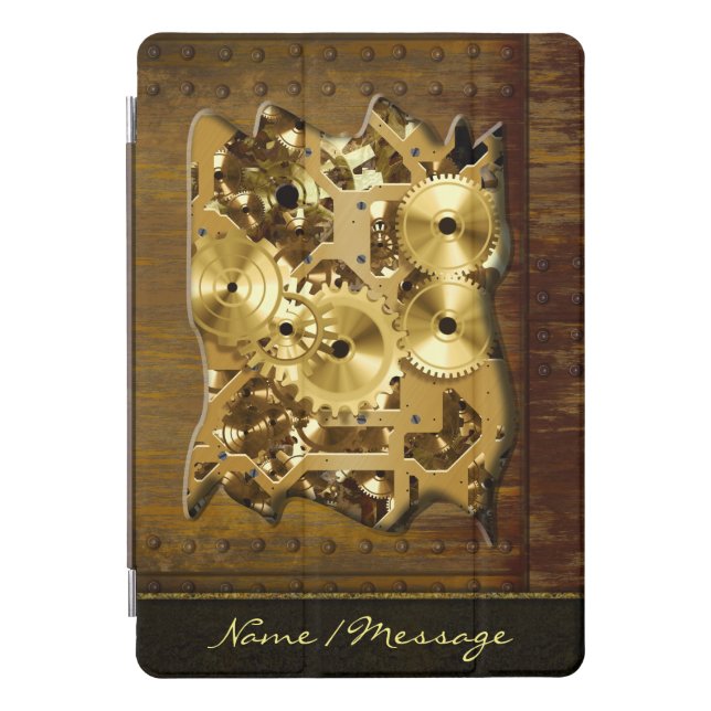 Steampunk 3 Options iPad Pro Cover (Front)