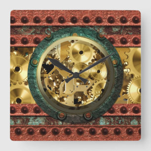 Steampunk 4B Clock
