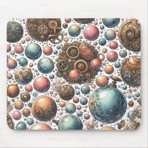 Steampunk Abstract Mousepad