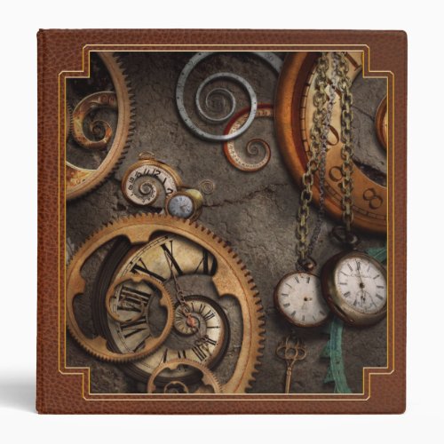 Steampunk _ Abstract _ Time is complicated Binder