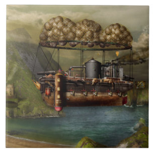 Steampunk - Airship - The original Noah's Ark Tile