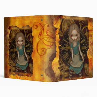 Steampunk Alice in Wonderland: Alice in Clockwork Binder