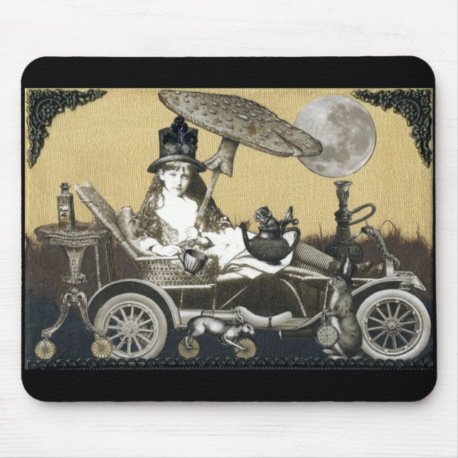 Steampunk Alice Mouse Pad (Front)