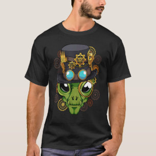 Steampunk Alien Classy Medieval Mechanical Victori T-Shirt