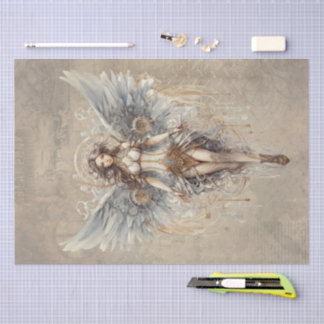 Steampunk Angel Tissue Paper