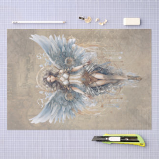 Steampunk Angel Tissue Paper