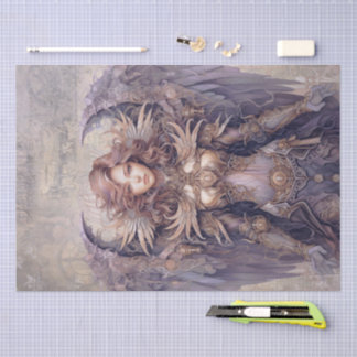 Steampunk Angel Tissue Paper