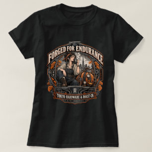 Steampunk Anime Blacksmith Shirt, Vintage Industri T-Shirt