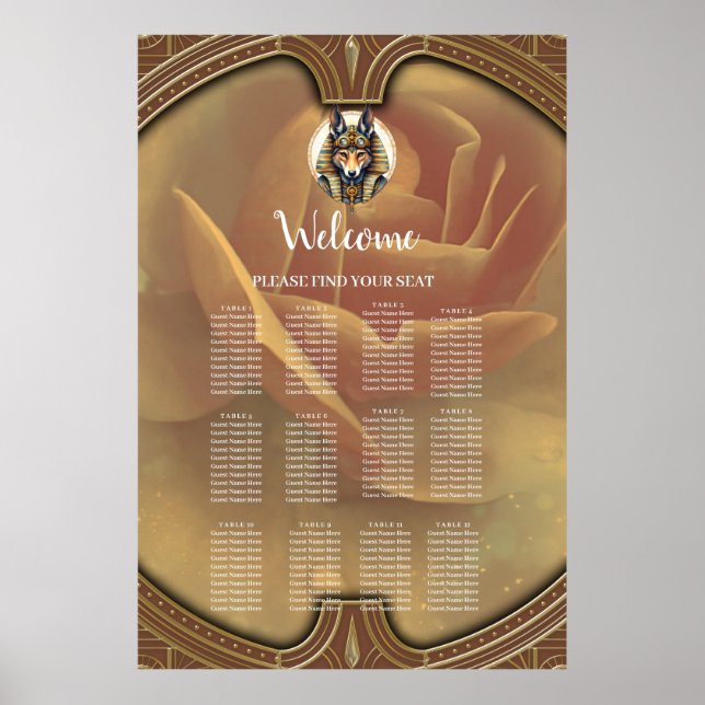 Steampunk Anubis Fox Portrait  Poster (Front)