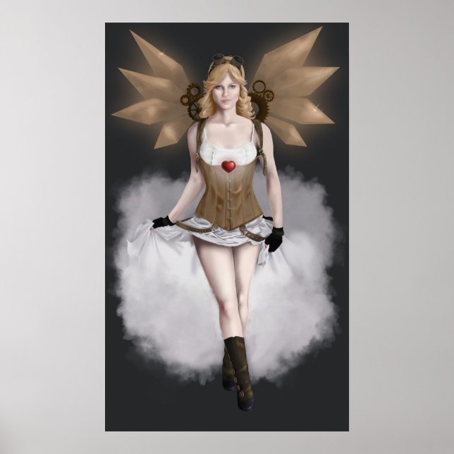 Steampunk Aphrodite Poster (Front)