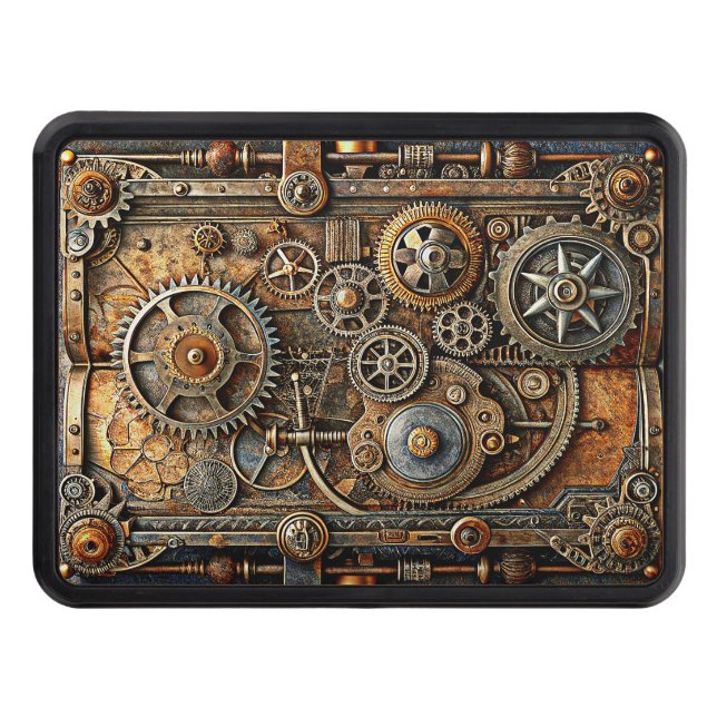 Steampunk Art Hitch Cover (Front)