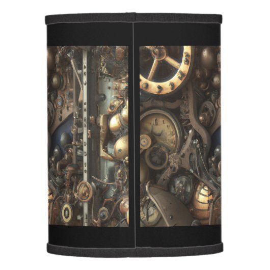 Steampunk Art Lamp Shade (Back)