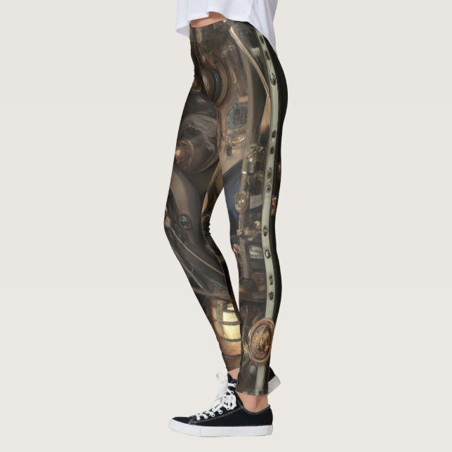 Steampunk Art Leggings (Left)