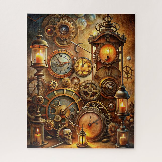 Steampunk Art Puzzle (Vertical)