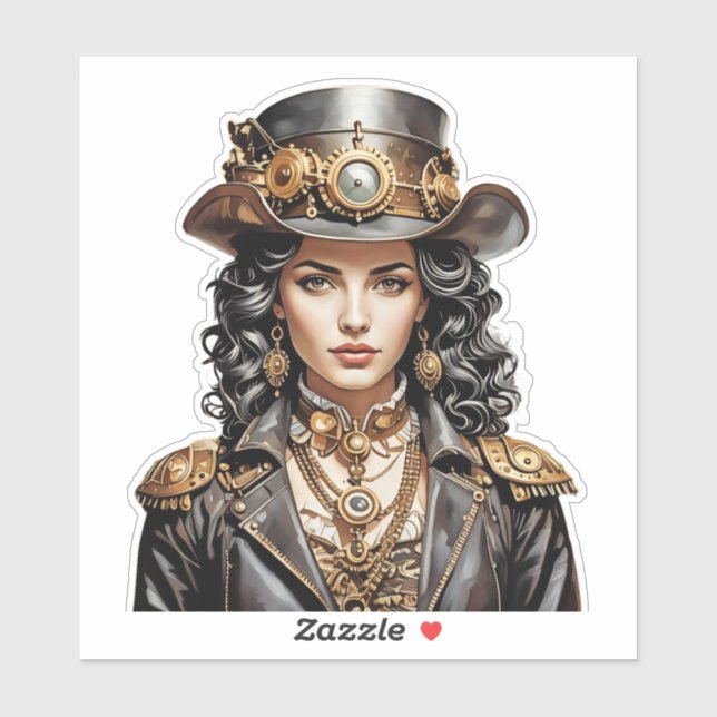STEAMPUNK ART STICKER (Sheet)
