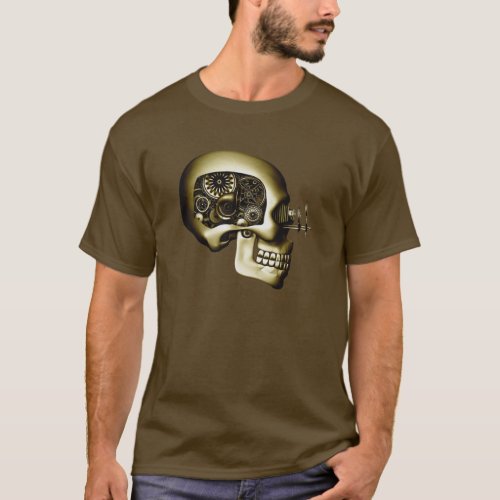 Steampunk Automaton 1D T_Shirt