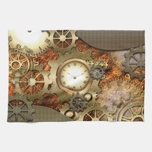 Steampunk, awesome steampunk design towel (Horizontal)