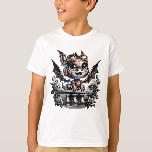 Steampunk Baby Dragon T_Shirt