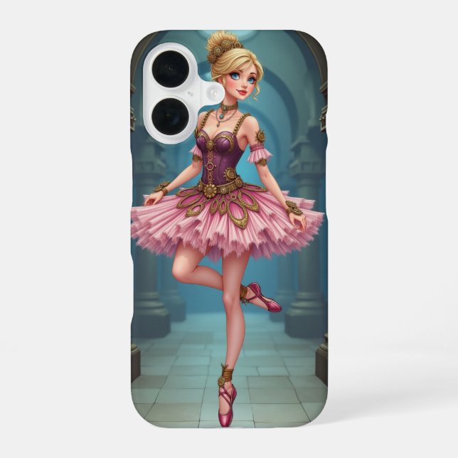 Steampunk Ballerina Iphone Case (Back)