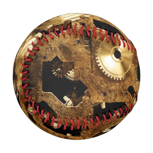 Steampunk Baseball (Front Left)