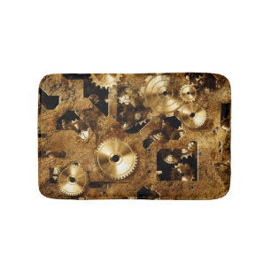 Steampunk Bathroom Mat