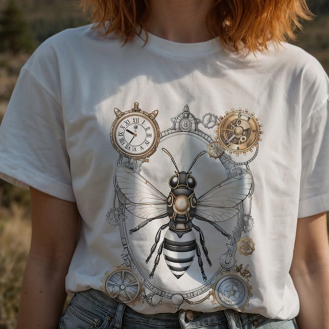 Steampunk Bee Insect Honey bees Bee Keeper T-Shirt (Creator Uploaded)