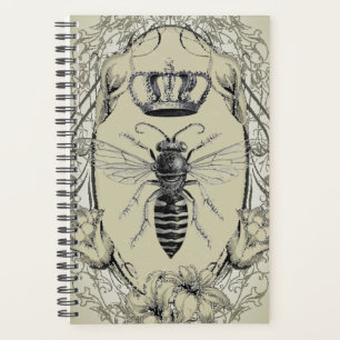steampunk beekeeper boss lady bee queen crown planner