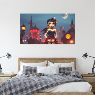 Steampunk Betty 3 Canvas Print