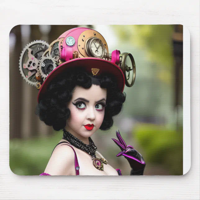 Boop Mouse Steampunk Betty Boop Mouse Pad | Zazzle