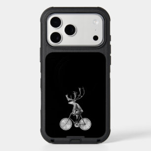 SteamPunk Bicycle Deer Elk Riding Bike OTTERBOX iPhone 17 Pro Max Case