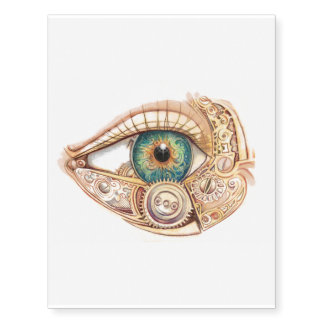 SteamPunk Bio-Tek EyeOnU Temporary Tattoos