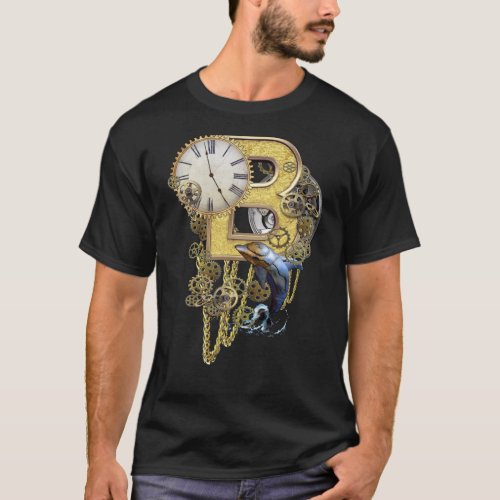 Steampunk Birthday letter B T_Shirt