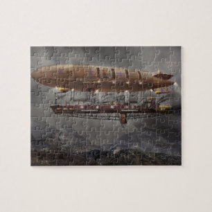 Steampunk - Blimp - Airship Maximus Jigsaw Puzzle