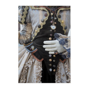 Steampunk bodice, Carnival, Venice Acrylic Print