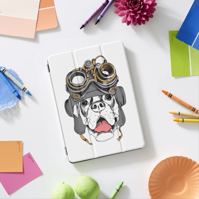 Steampunk Boxer iPad Pro Cover (Desk)