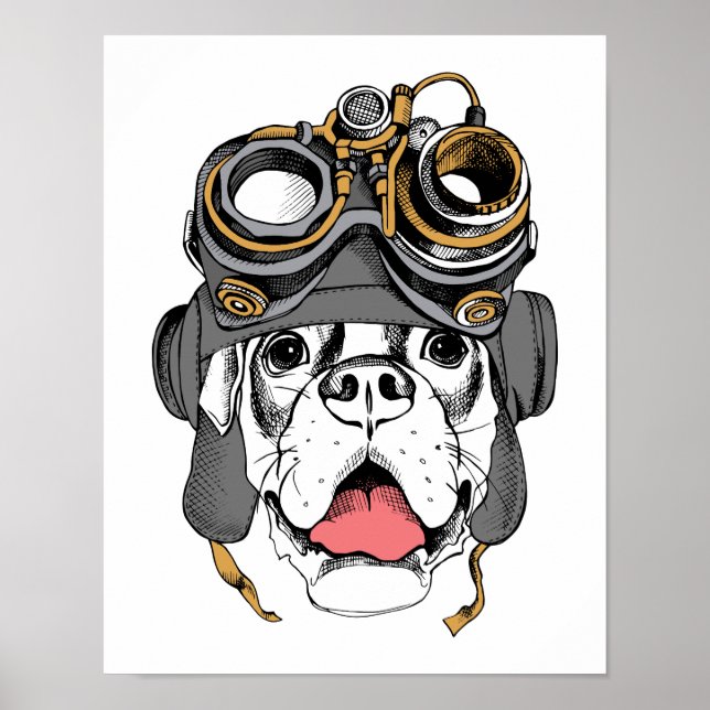 Steampunk Boxer Poster (Front)