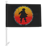 Steampunk Buccaneers Talk Like a Pirate Day Argh! Car Flag