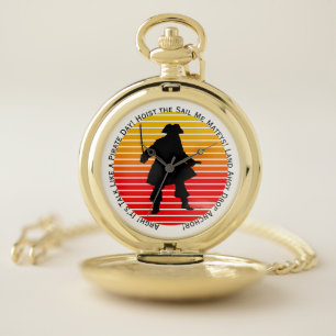 Steampunk Buccaneers Talk Like a Pirate Day Argh! Pocket Watch