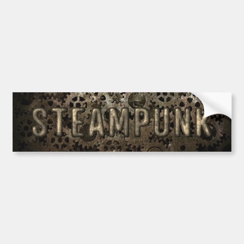 Steampunk Bumper Sticker