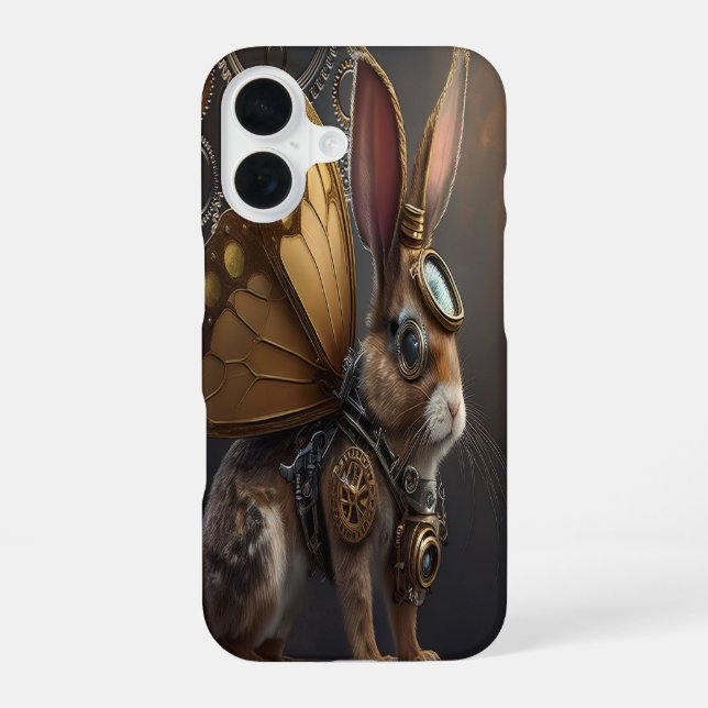 Steampunk Bunny Iphone Case (Back)