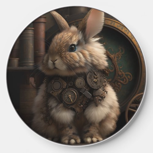 Steampunk Bunny Wireless Charger